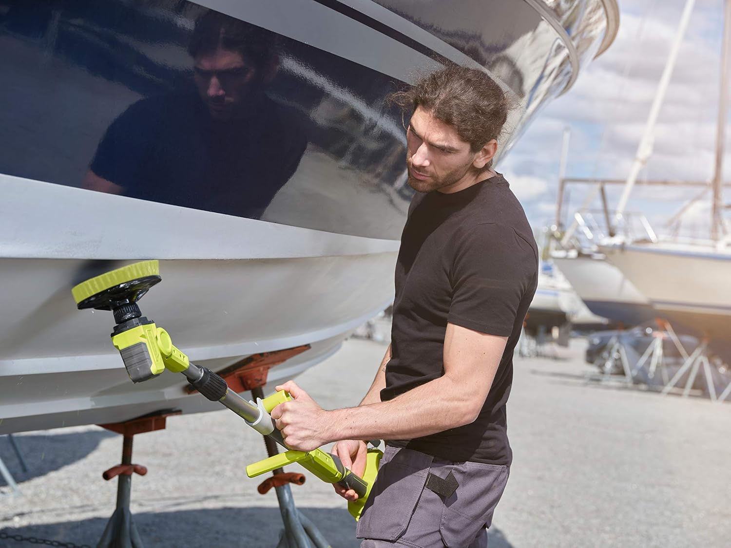 ONE+ Cordless Telescopic Power Scrubber (Bare Tool)