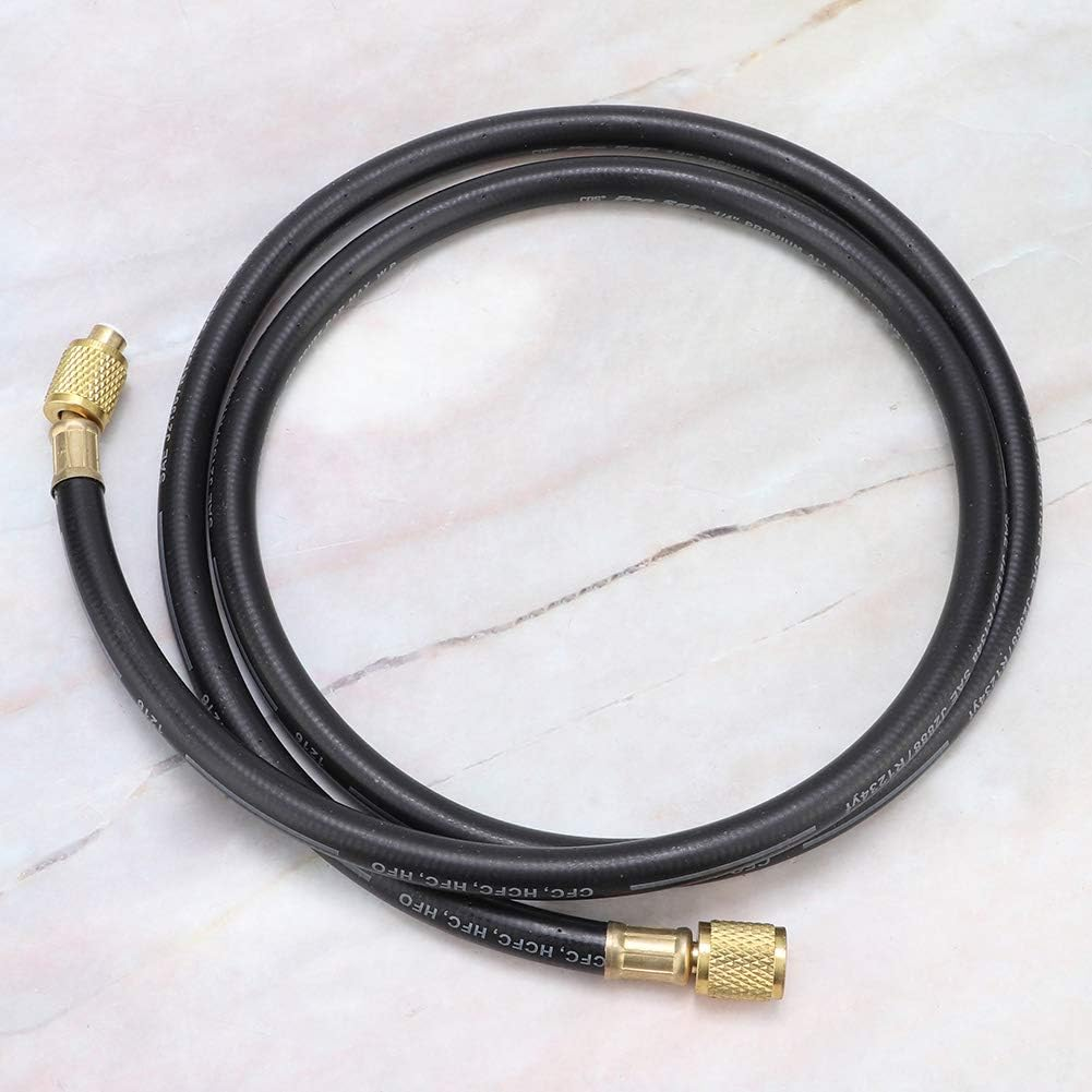 R410A Refrigerant Charging Hoses, AC Charging Hose Tube, 800Psi Working Pressure Charging Hose for R22 R134A R404 Coolant image number 3