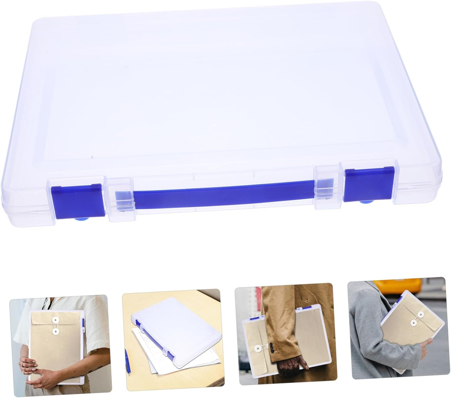 Operitacx Wear-Resistant File Case for Desk Accessories Multi-Function File Organizer for Office Storage Convenient Study Supplies for Home Office image number 2