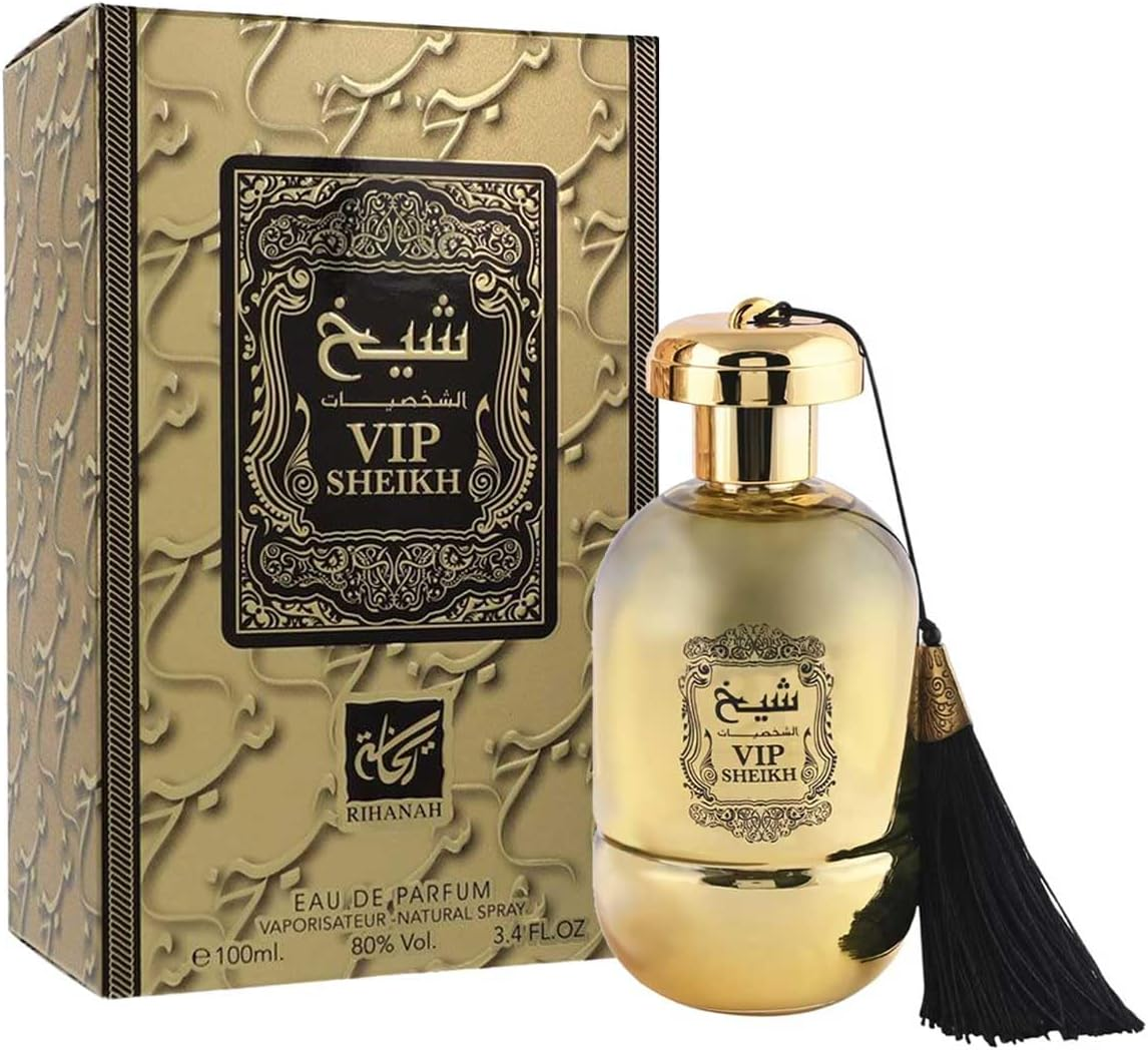 Rihanah Vip Sheikh Eau De Parfum Spray for Unisex 100 Ml