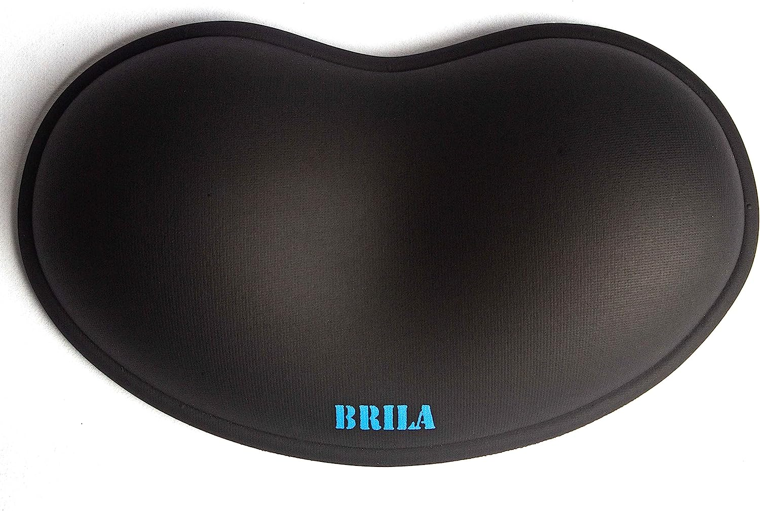 BRILA Ergonomic Silicone Mouse Wrist Rest, Cooling Silica Gel PU Leather Mouse Wrist Support Pad for Office Work and Laptop Computer Gaming