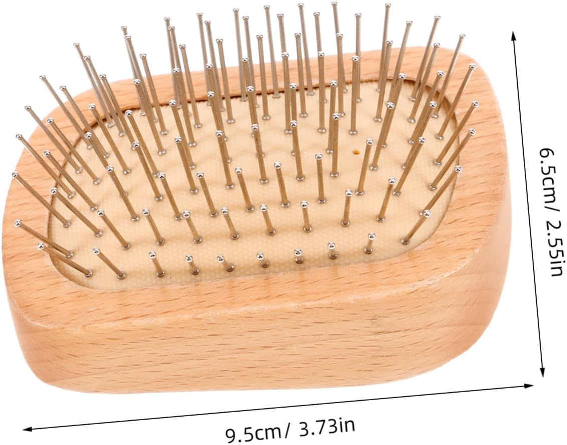 MERRYHAPY Detangling Scalp Brush for Women Hair Comb Flexible Bristles Hair Brush image number 4