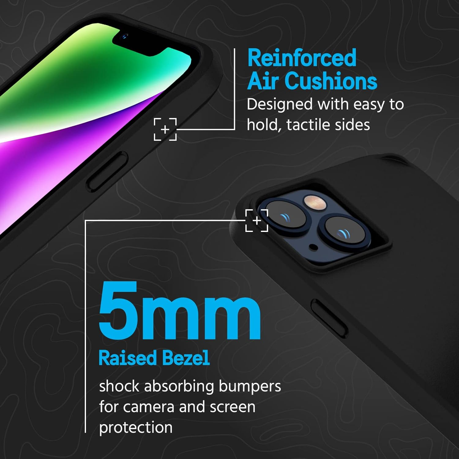 Pelican &ndash; Ranger Series &ndash; Heavy-Duty Protection Case Cover for Iphone 14 plus (2022) Designed to Fit Nicely in Pocket &ndash; 15Ft Drop Protection &ndash; Black