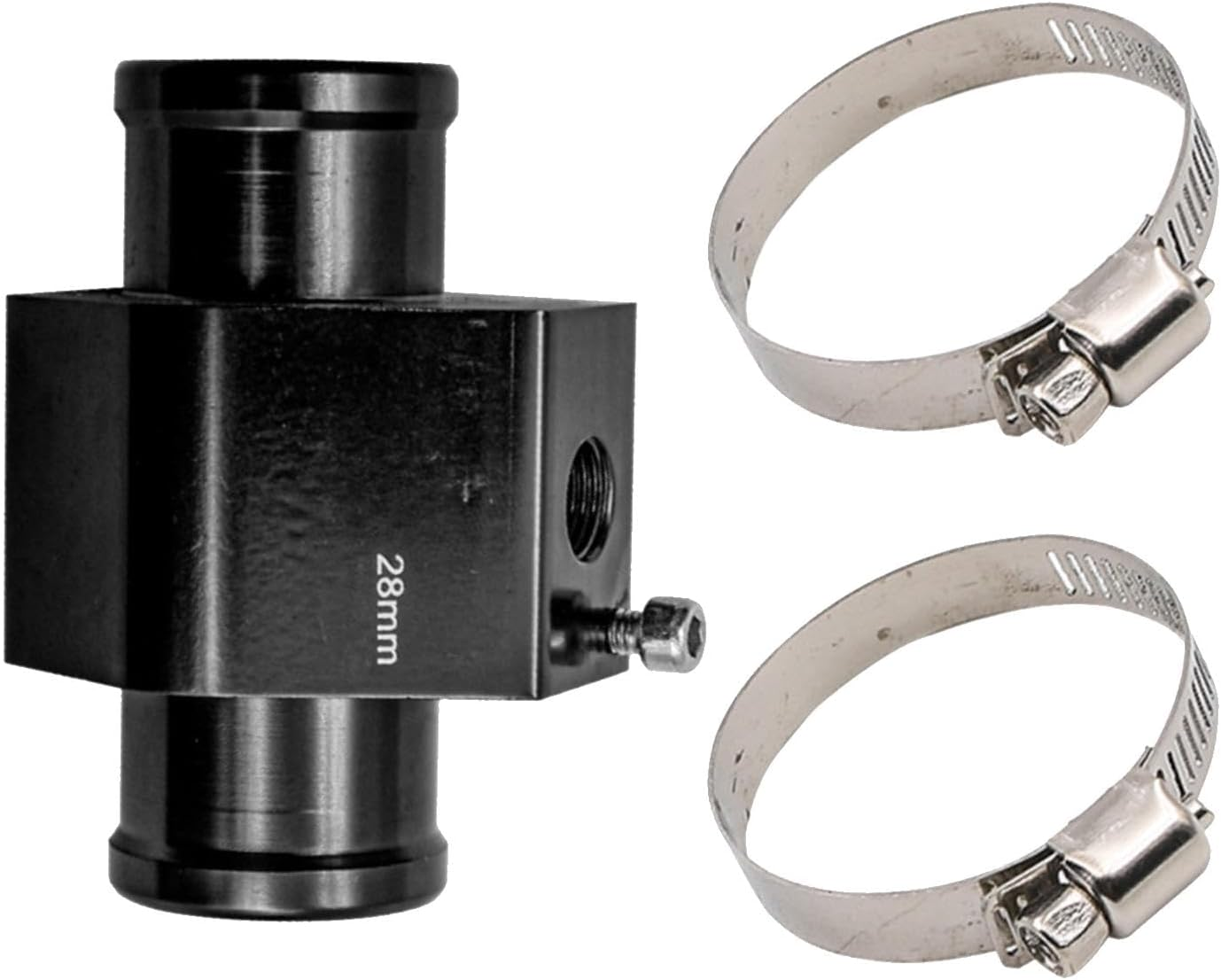 Vehicle Water Temperature Seal Set, Durable and Reliable, Effortless Installation, 28Mm Black