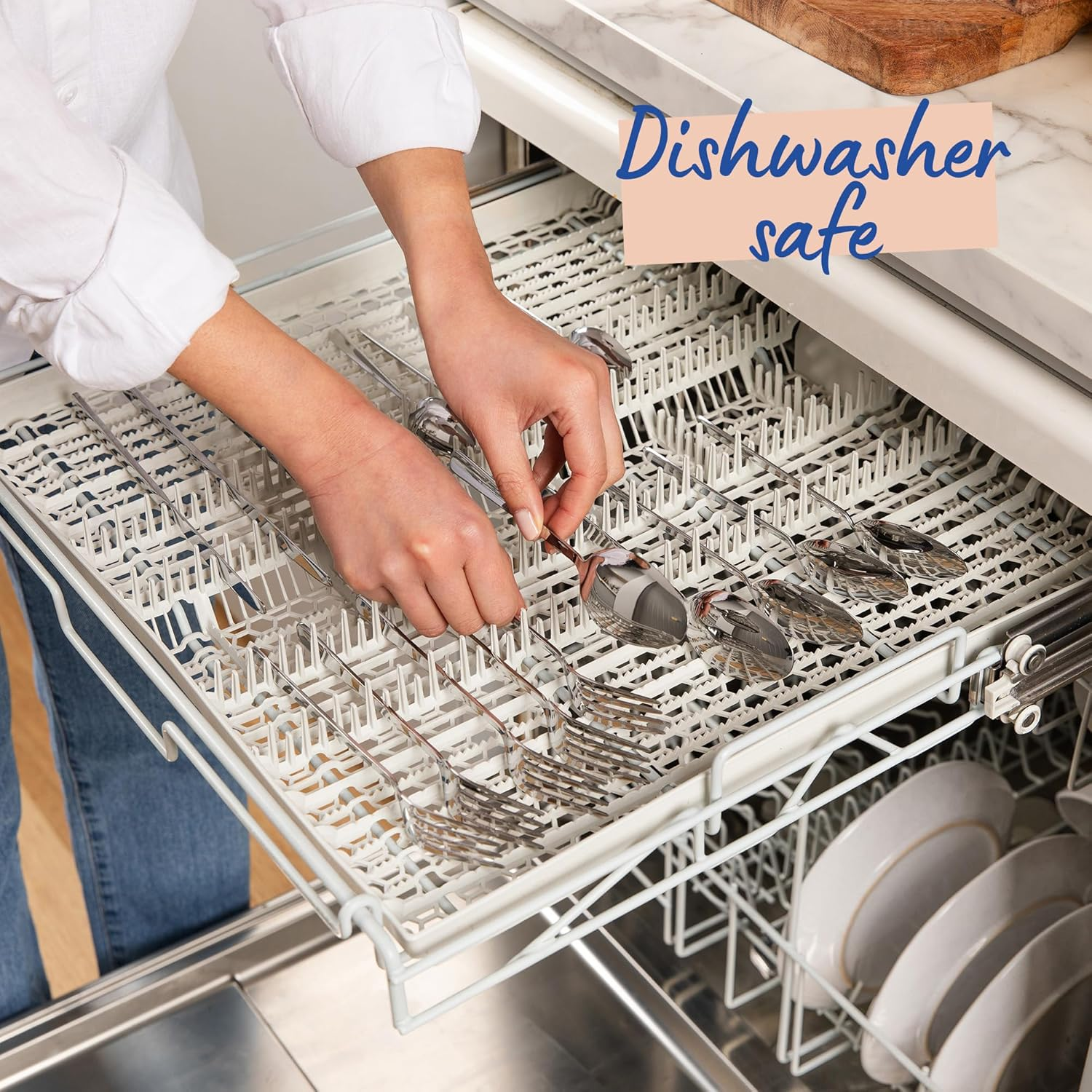 Russell Hobbs Vienna 24PC, RHCS24V, Stainless Steel Cutlery Set, Mirror Polished, Includes Knives, Forks, Dessert Spoons & Teaspoons