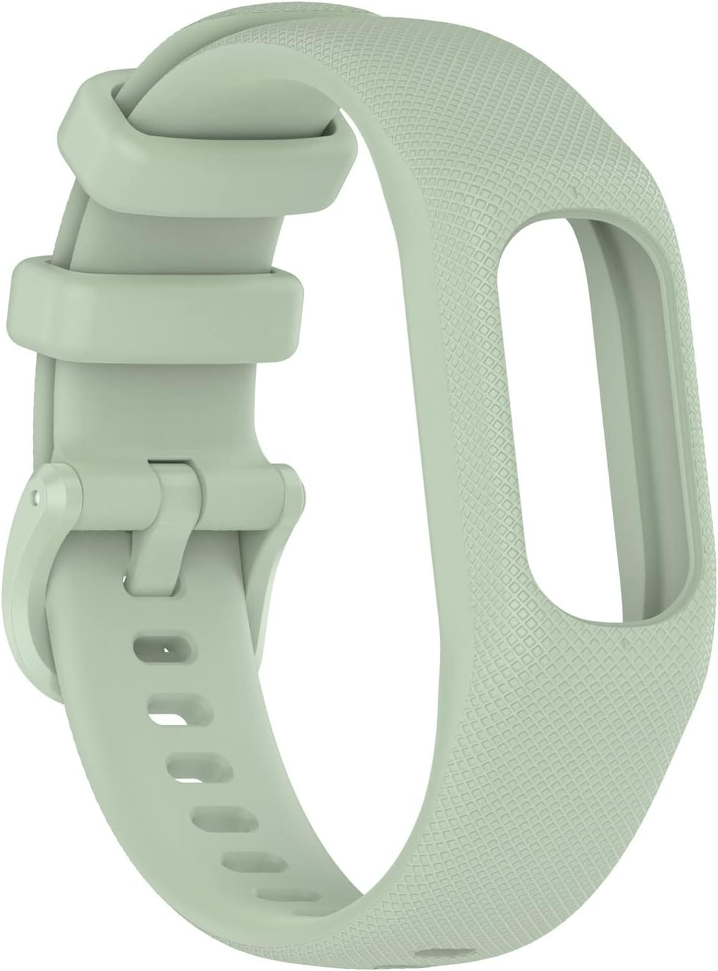 Muovrto Watch Straps for Garmin Vivosmart 5, Soft Silicone Replacement Sport Wrist Band Strap for Running Climbing Cycling image number 4