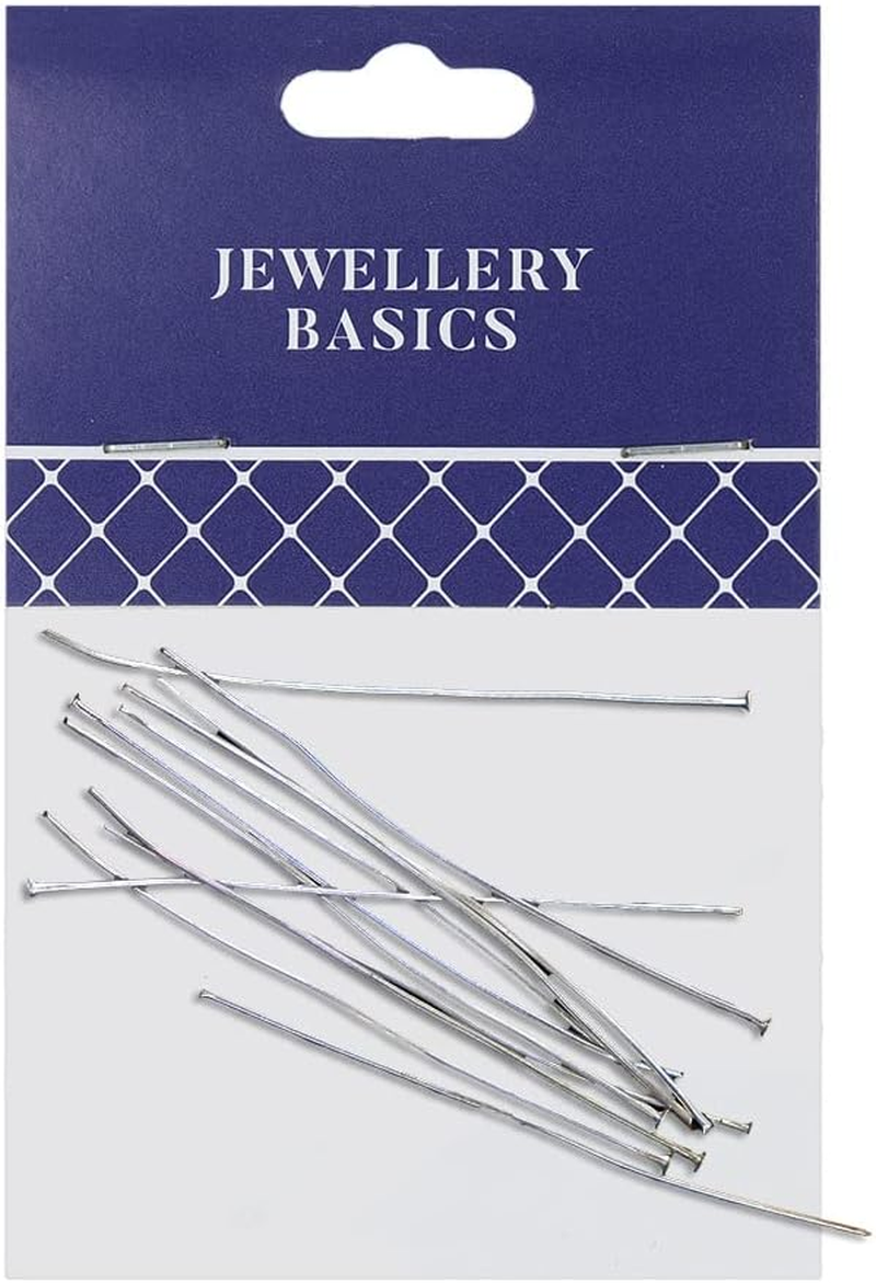 Sullivans Head Pins 15 Pieces, 60 Mm Size, Silver image number 1
