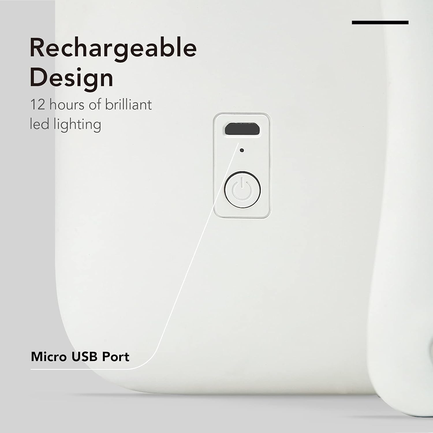 Fancii Portable LED Makeup Mirror with 3 Adjustable Light Settings, 1X Large Mirror & Detachable 10X Magnifying Mirror - Cordless Lighted Vanity Mirror for Travel, Dual Power, 360&deg; Rotatable Kickstand - Aura Go (Rechargeable) image number 4