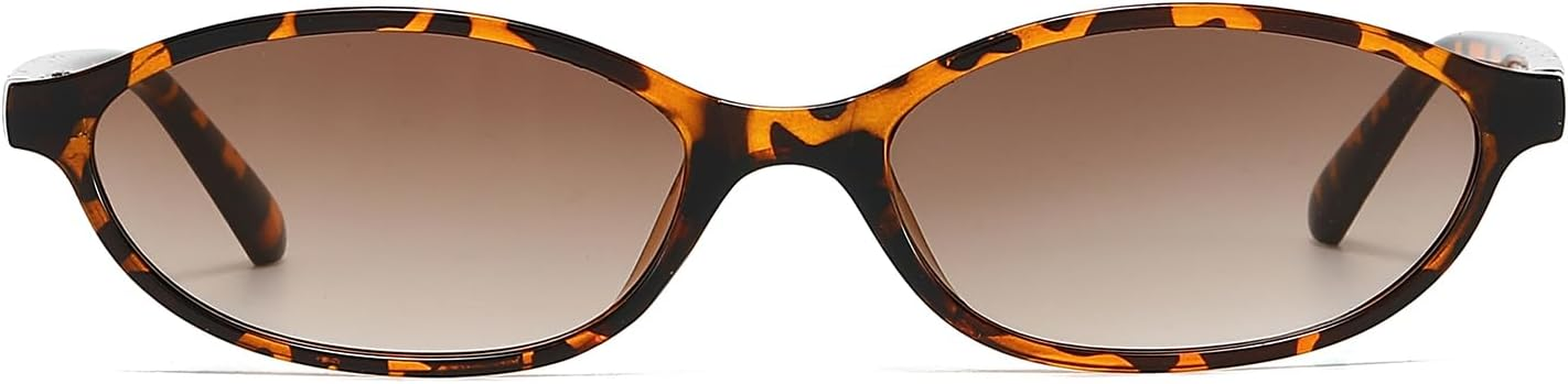 LJCZKA Retro Oval Cat Eye Sunglasses for Women 90S Trendy Small Frame Sunnies Vintage Cateye Y2K Shades UV400 Protection image number 6