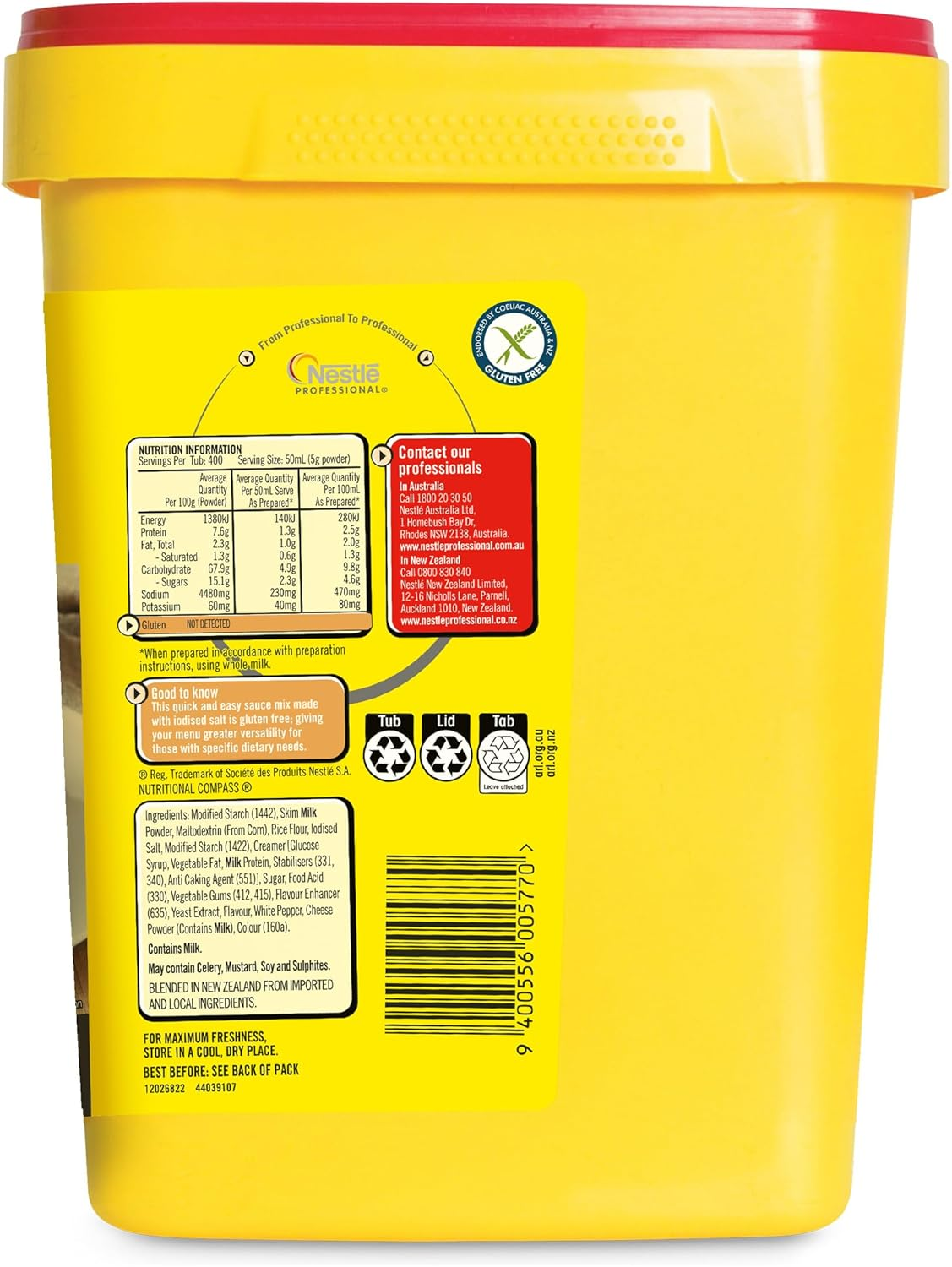 Nestle Maggi Mix Bechamel Sauce 2 Kg image number 3