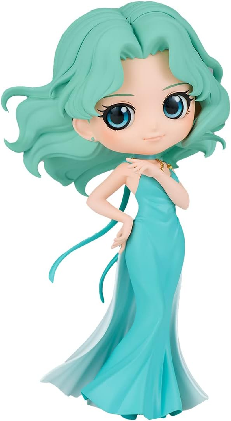 Banpresto Pretty Guardian Sailor Moon Eternal Q Posket-Princess Neptune (Ver.B) - Multicolor image number 3