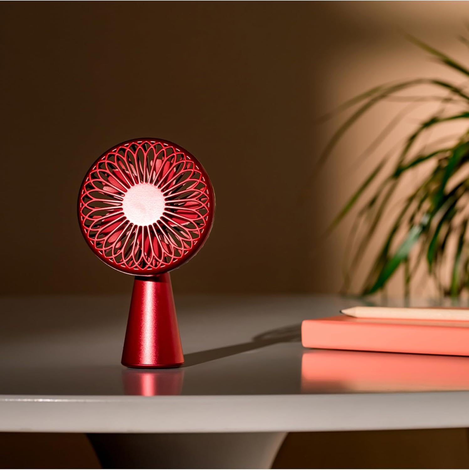 Lexon Wino Mini Portable Fan, Red