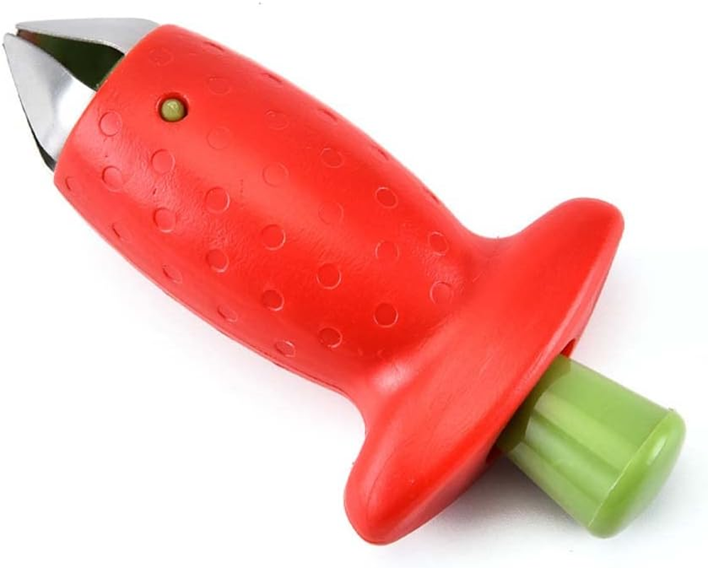 Strawberry Huller, Strawberry Huller Stem and Leaf Remover Multi Function Fruit Corers Tool image number 3