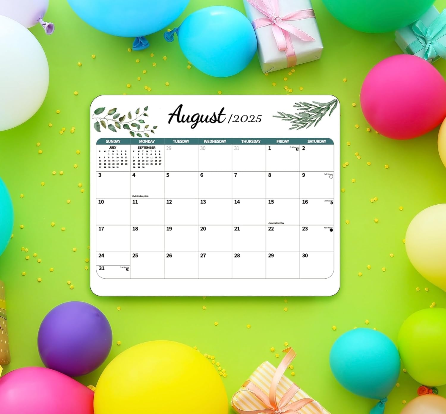 2026 Magnetic Calendar for Refrigerator, Fridge Wall Monthly Magnet Calendar from July 2025 to December 2026, 18 Month 8 X 10 Inch Planner Easy Organization, Aesthetic Decor for Home - Doodle 01 image number 6