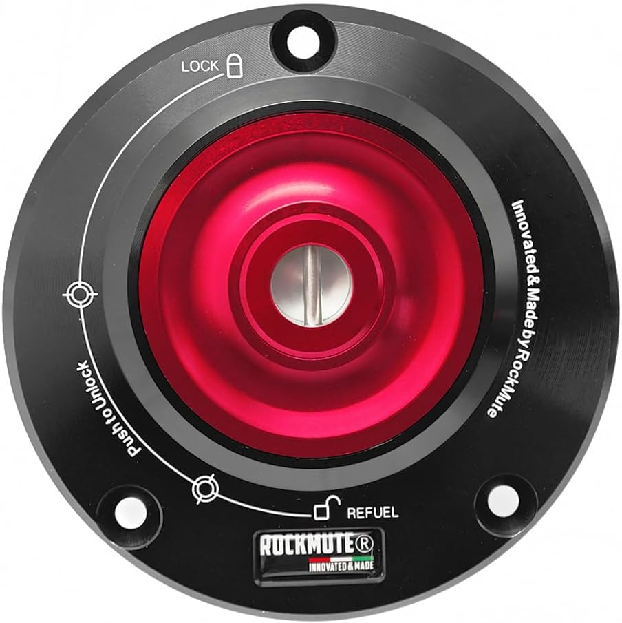 Keylock Fuel Tank Cap for HONDA MSX125/GROM 2017-2020, CBR250RR 2017-2022, CB300R 2019 2020 Motorcycle Gas Cover Replacement (Black)