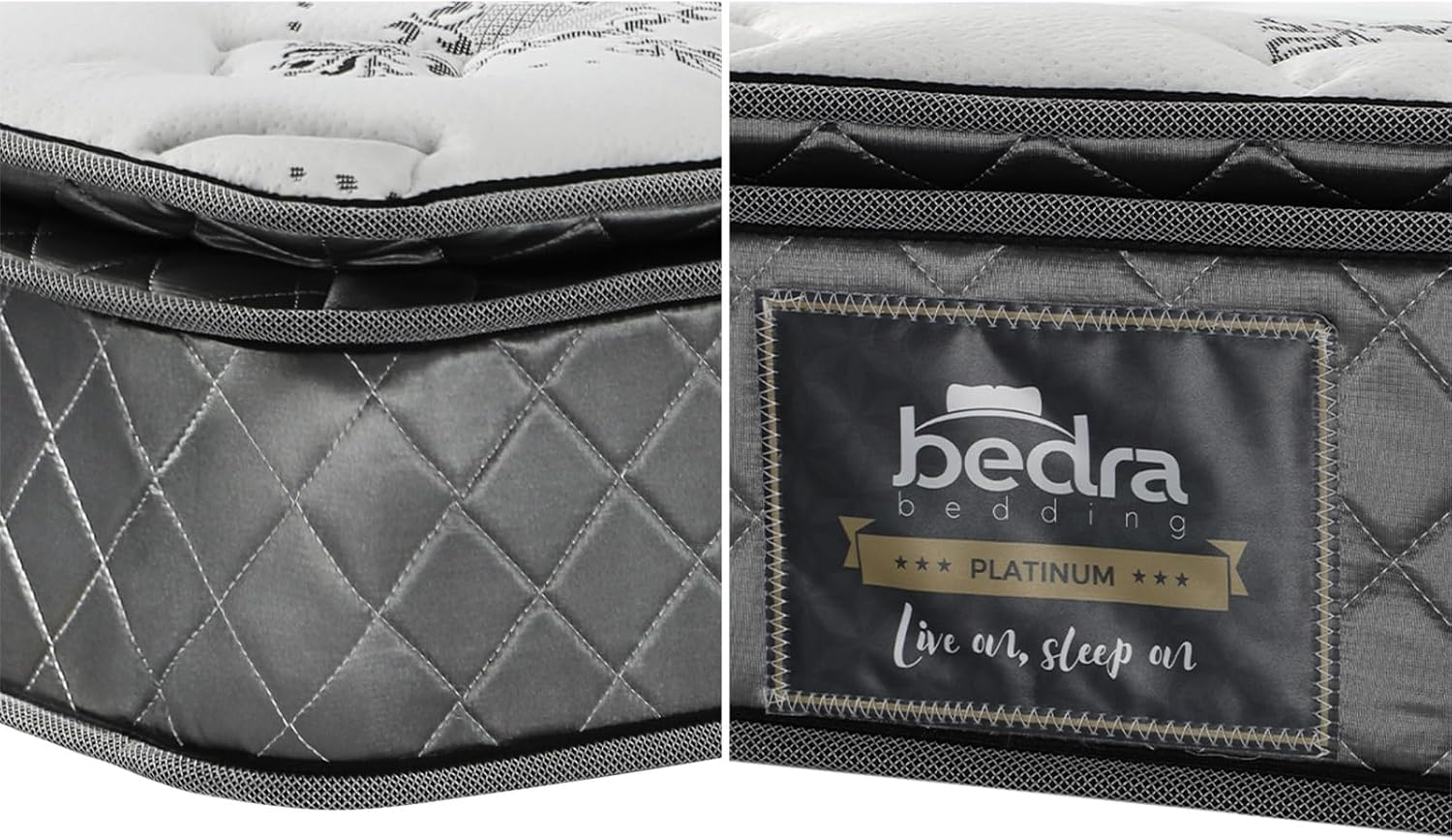 Bedra Bedding King Single Mattress with Bonnell Spring and Full Body Support King Single Bed Mattress Medium Firm 21Cm Thickness image number 4