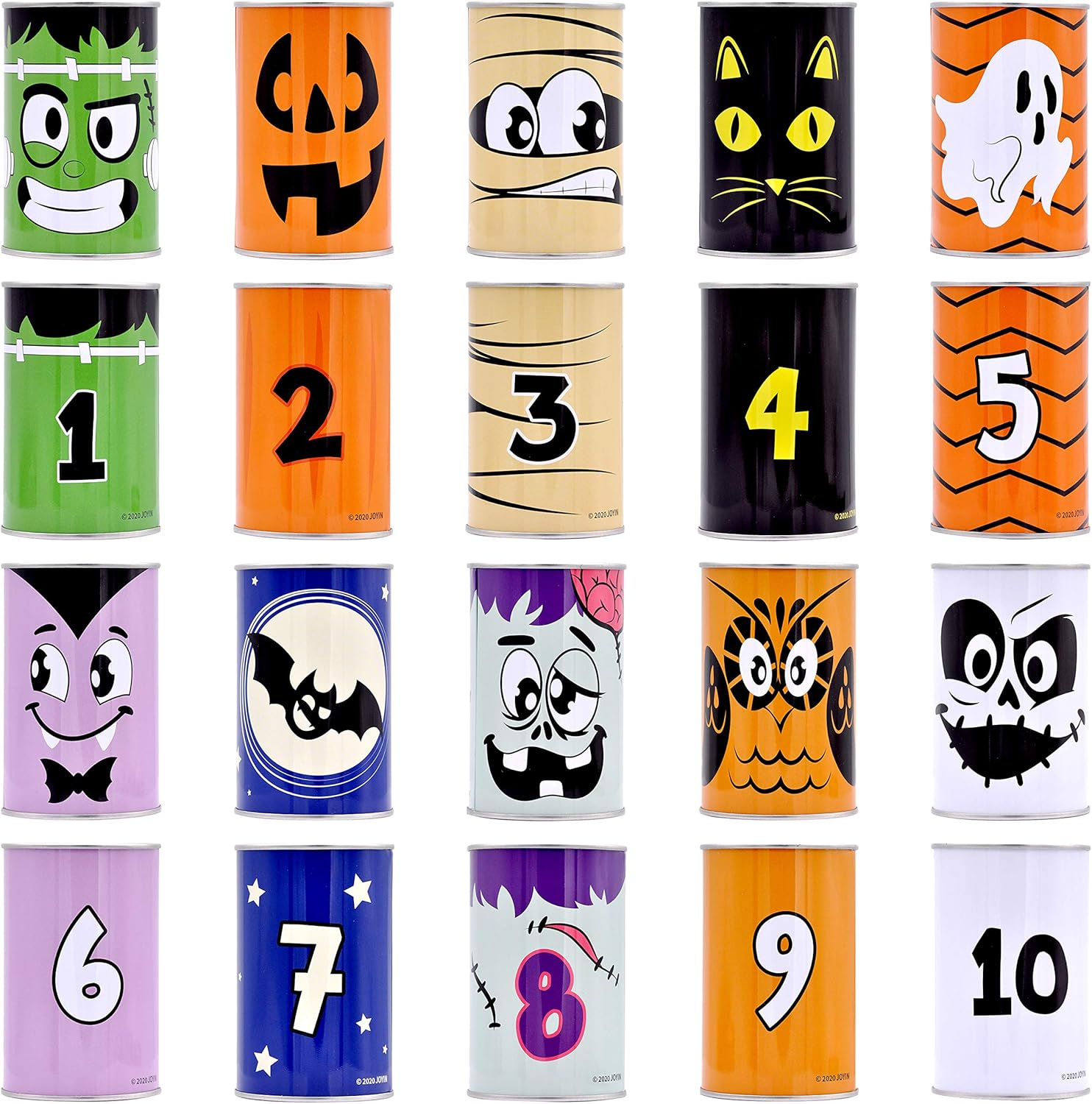 JOYIN 13 Pcs Halloween Carnival Can Bean Bag Toss Games for Kids & Adults Trick or Treat Decoration, Home Decor Party Favors Supplies, Homeschooling Backyard Game image number 1