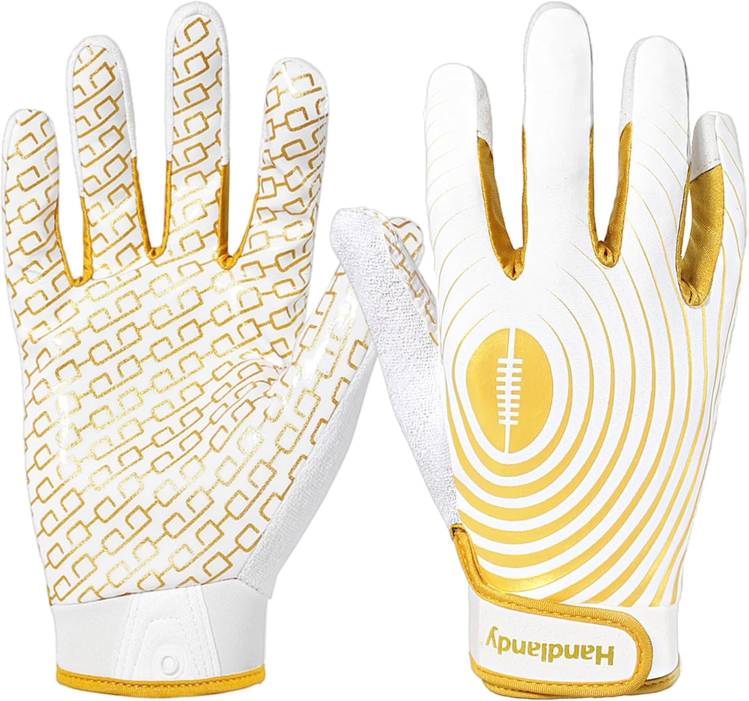 AIGEVTURE Mens Football Gloves Wide Receiver Gloves Youth Sticky Receiver Gloves Mens Receiving Gloves Best Gifts image number 3