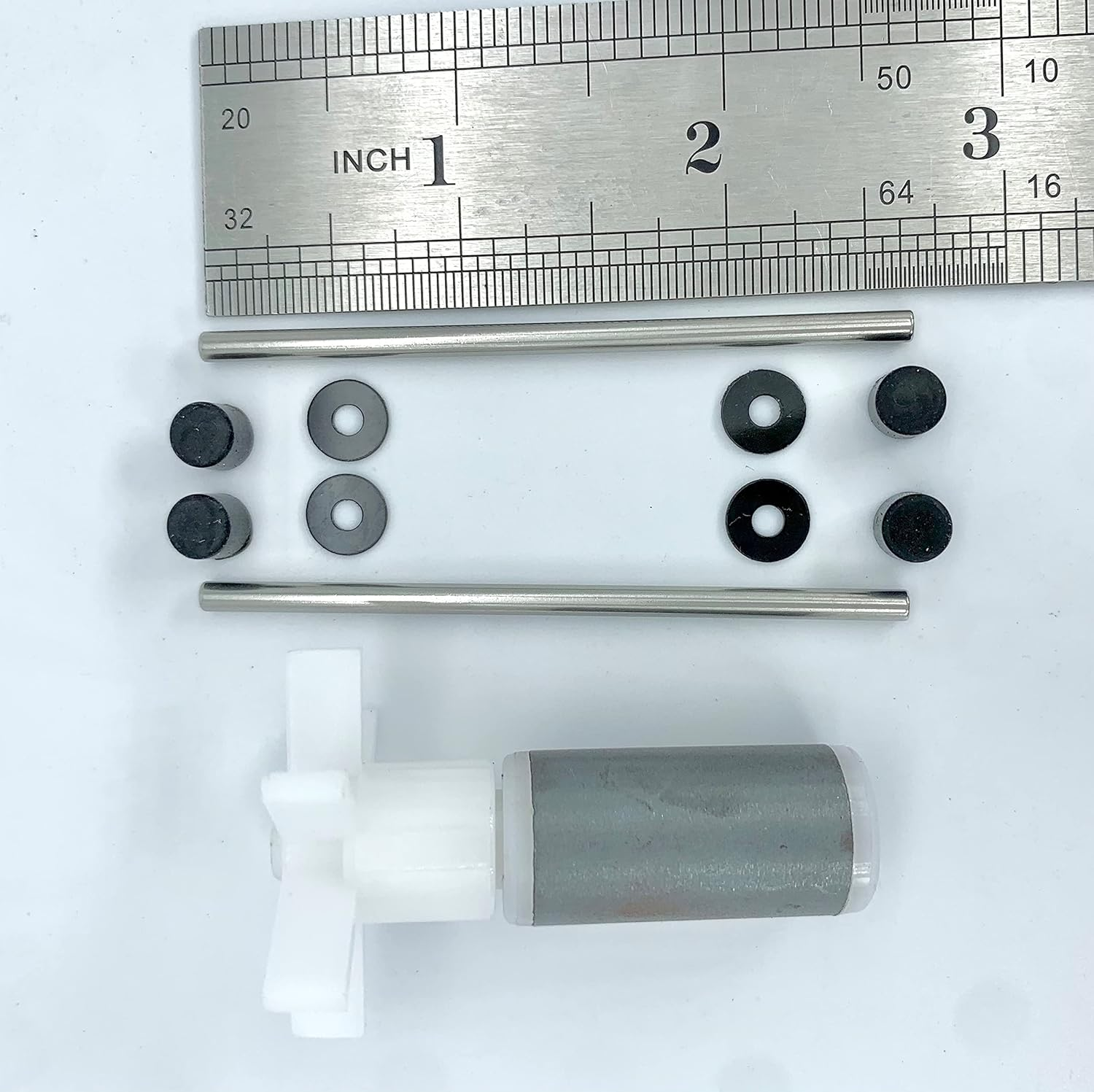 Bamkyait P4071 58113 Replace Bestway Lay-Z-Spa Saluspa Coleman Hot Tub Water Pump Seal Rebuild Kit with Impeller & Shafts image number 2