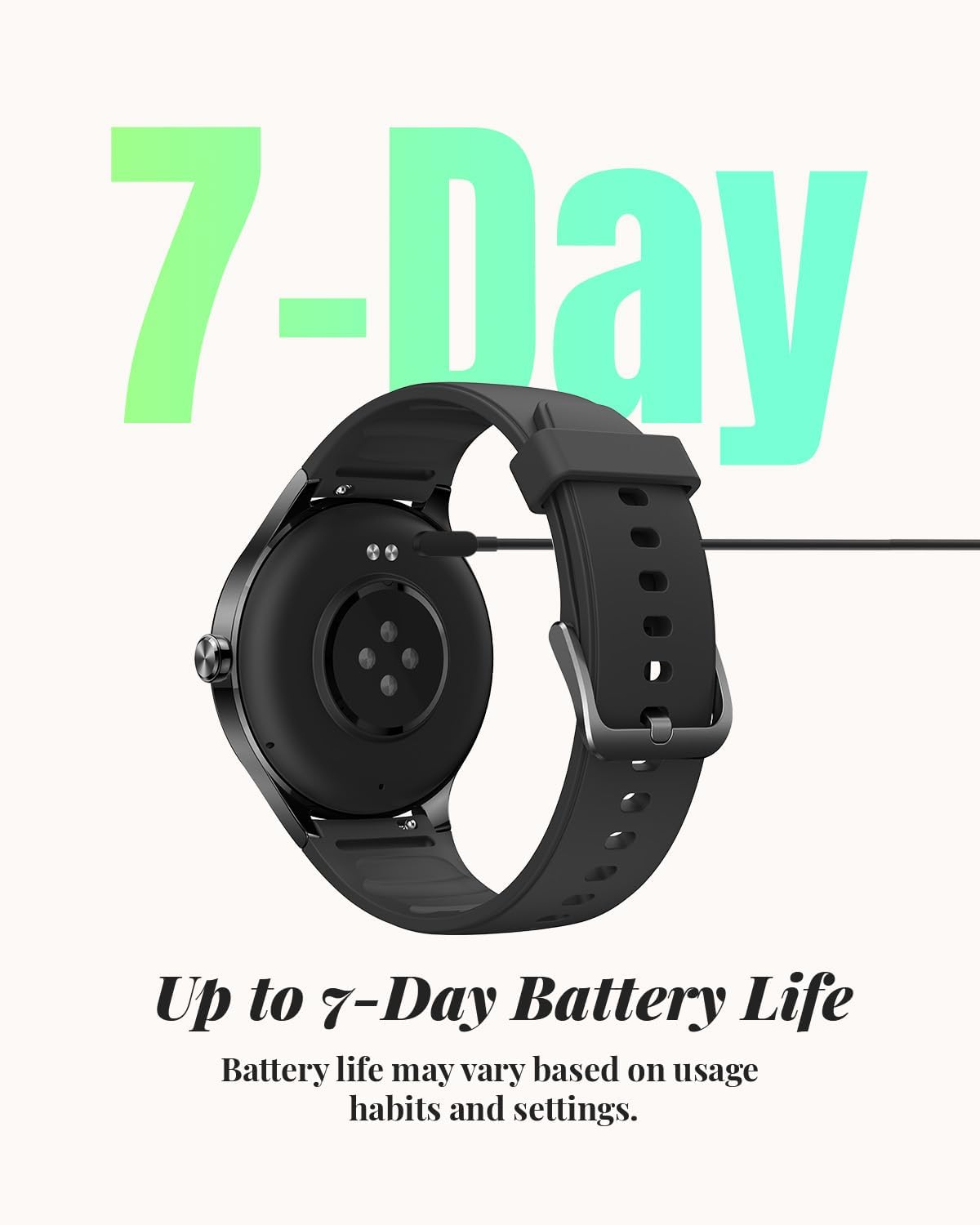 TOOBUR Smart Watch for Women, Smartwatch Compatible Android Phone and Ios Phone, Answer/Make Calls, 100 Sports/Ip68 Waterproof image number 5