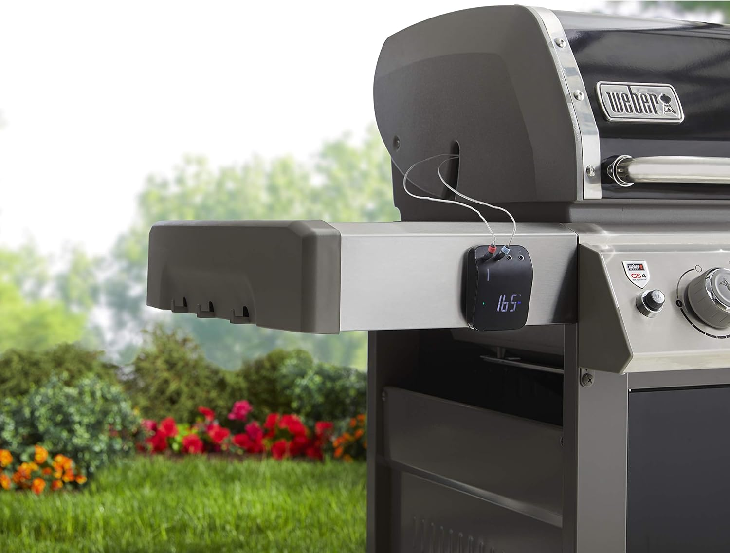 Weber Connect 6-Piece Thermometer Mounting Kit, Black image number 2