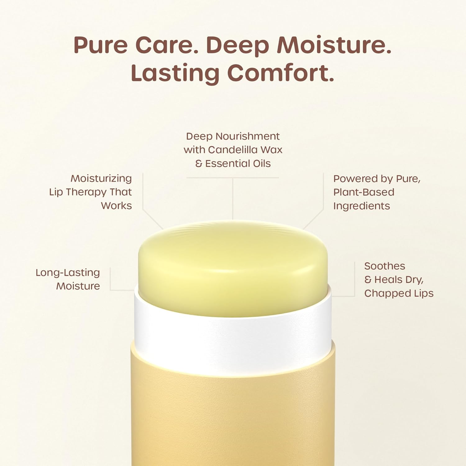 ILIKA Lip Balm Organic, Plastic-Free, 100% Plant-Based, COSMOS Certified Organic, PETA Certified Vegan & Cruelty-Free, Biodegradable Tube, All-Day Moisture (4 Pack, Essential Collection) image number 4