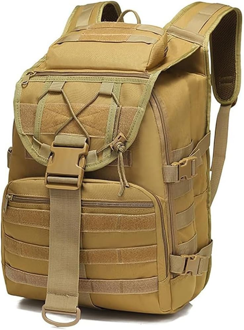 RUTREZOGO Military Tactical Backpack for Men, Large 3-Day Assault Pack Bug Out Bag, Water-Resistant Heavy-Duty Army Survival Hiking Trekking Rucksack with Laptop Compartment image number 6