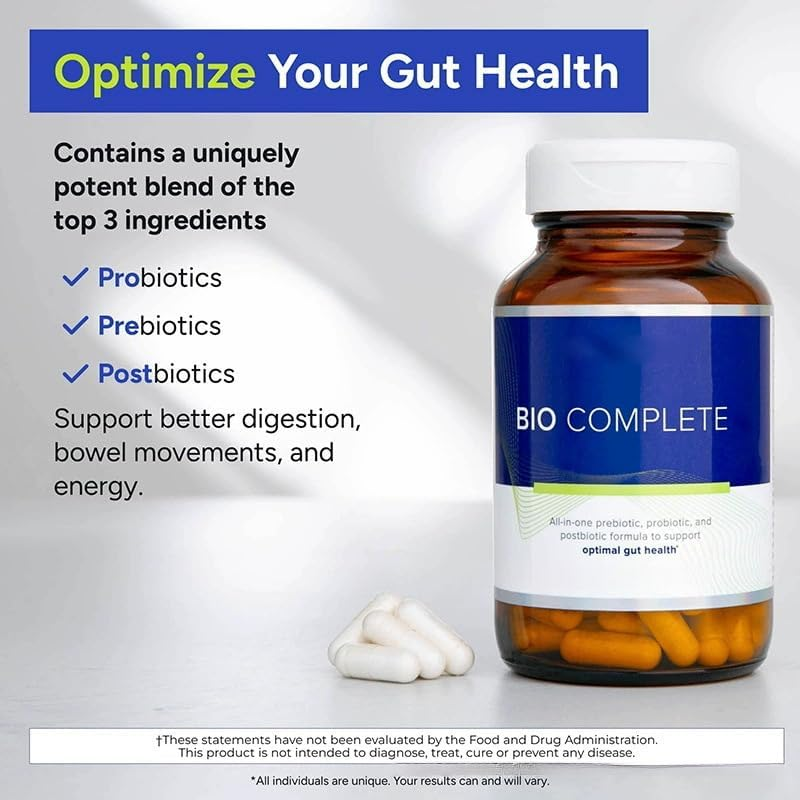 3-In-1 Probiotics for Gut Health, for Digestion, Bloating, Gas, Food Cravings, Energy Levels, Skin, and Focus image number 1