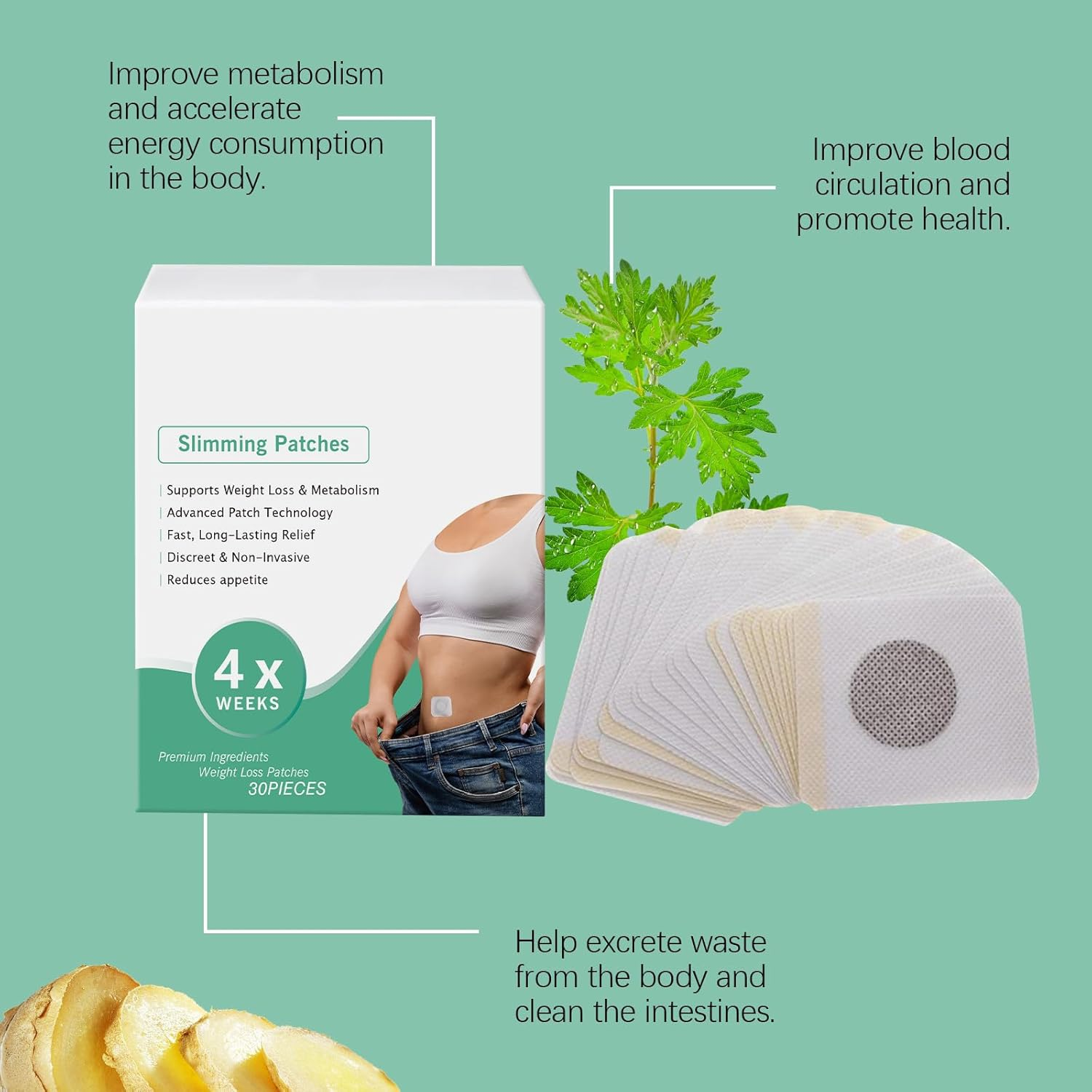 60 PCS Ozempatch Body Care Patches for Daily Wear &ndash; Breathable and Lightweight Surface Contact for Men and Women &ndash; Skin-Friendly Design for Clean Look and Smooth Daily Fit (2 PCS) image number 6