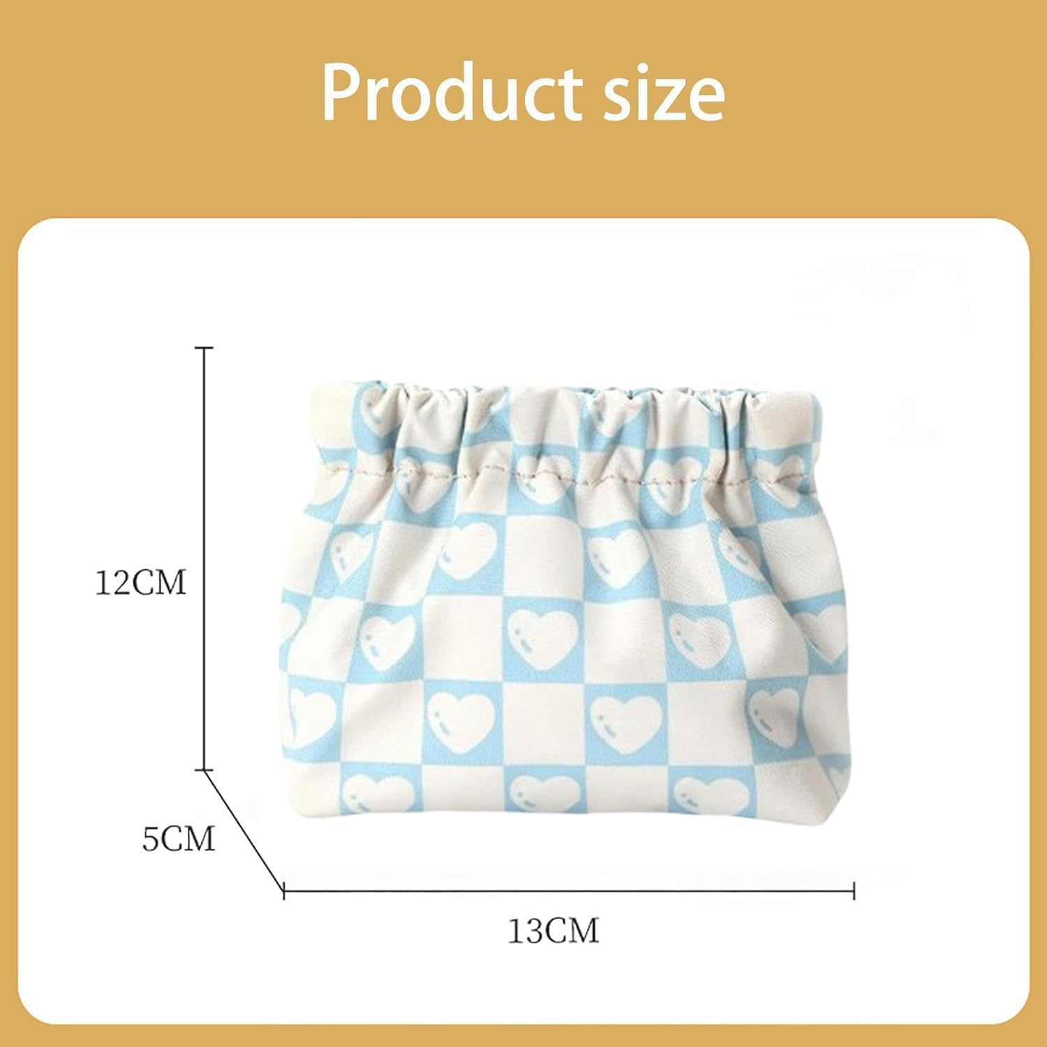 Portable Mini Storage Bag for Purse, 2Pcs Portable Mini Storage Bags, Mini Portable Storage Bags, No Zipper Self-Closing Portable Mini Travel Makeup Bags Accessories Organizer image number 5