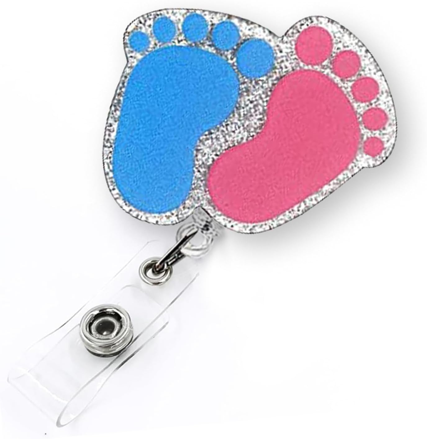 First of All I'M a Delight Badge Reel Retractable, Funny Badge Reel for Nurse Nursing Student RN CNA LPN Medical Worker & Teacher, Delight Badge Holder with Alligator Clip & 24&rdquo; Durable Nylon Cord