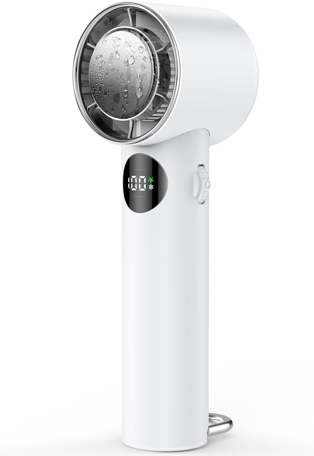 Handy Fan Cooling Plate (2024 Newest Ultra Large Airflow), Handheld Fan, 6,800 Mah Large Capacity, 3-In-1 Desktop Fan, Silent, 1-100 Stepless Airflow, Powerful, Peltier Cooling image number 5