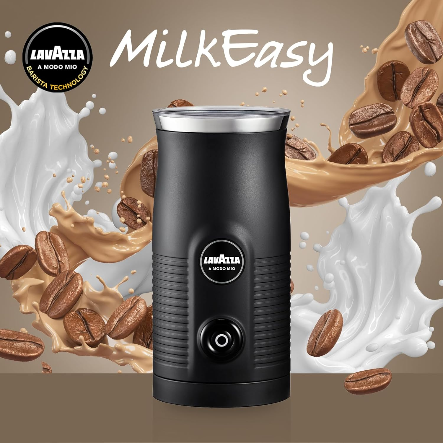 Lavazza a Modo Mio Milk Easy Frother, for Milk-Based Recipe, Black image number 3