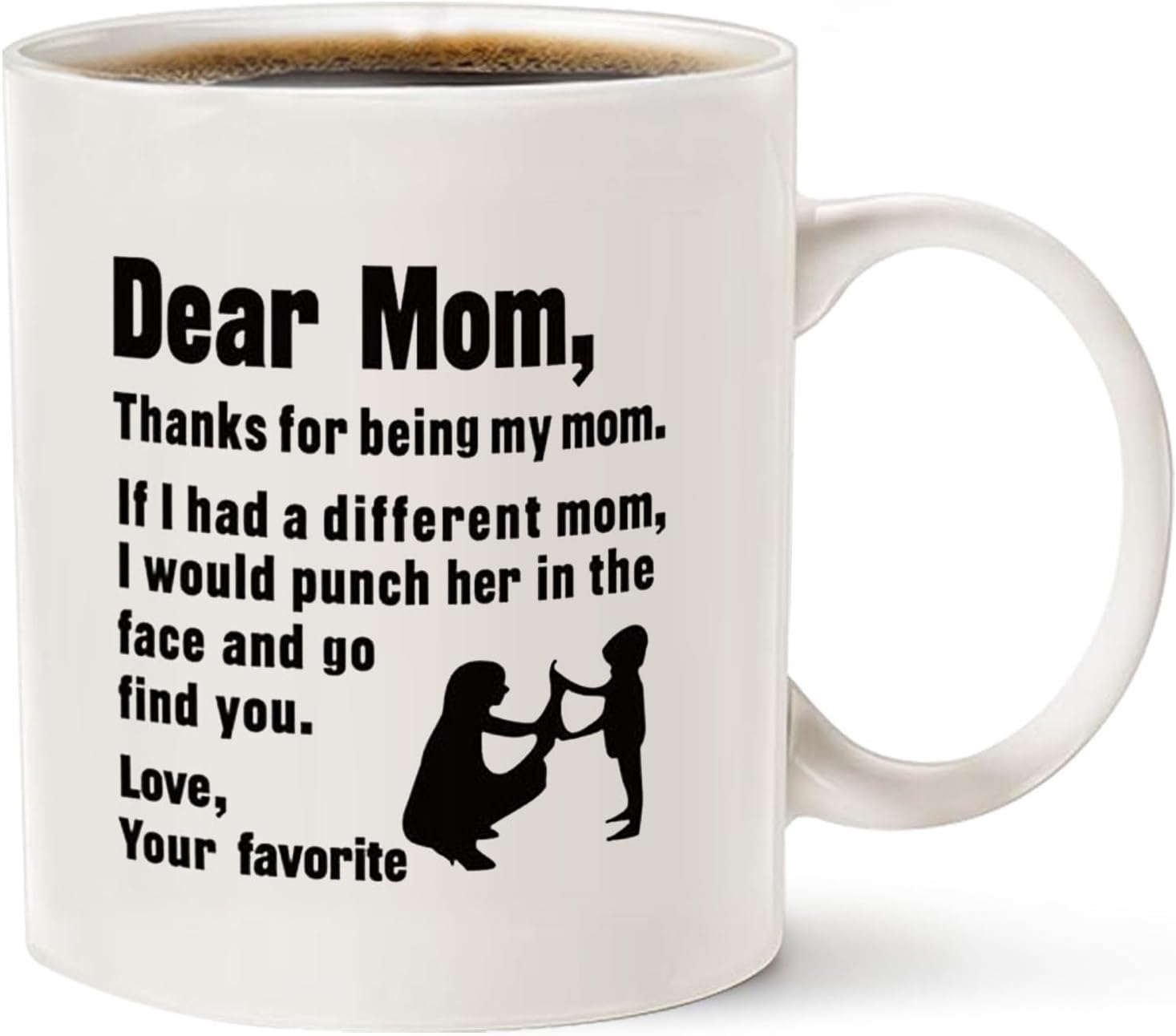 Mom Mug Mothers Day Gifts from Daughter and Son, Dear Mom Coffee Mug, Mother'S Day Mugs from Kids, Mother'S Day for Moms from Daughter, Son, Funny Gift, for Moms Who Have Everything image number 5