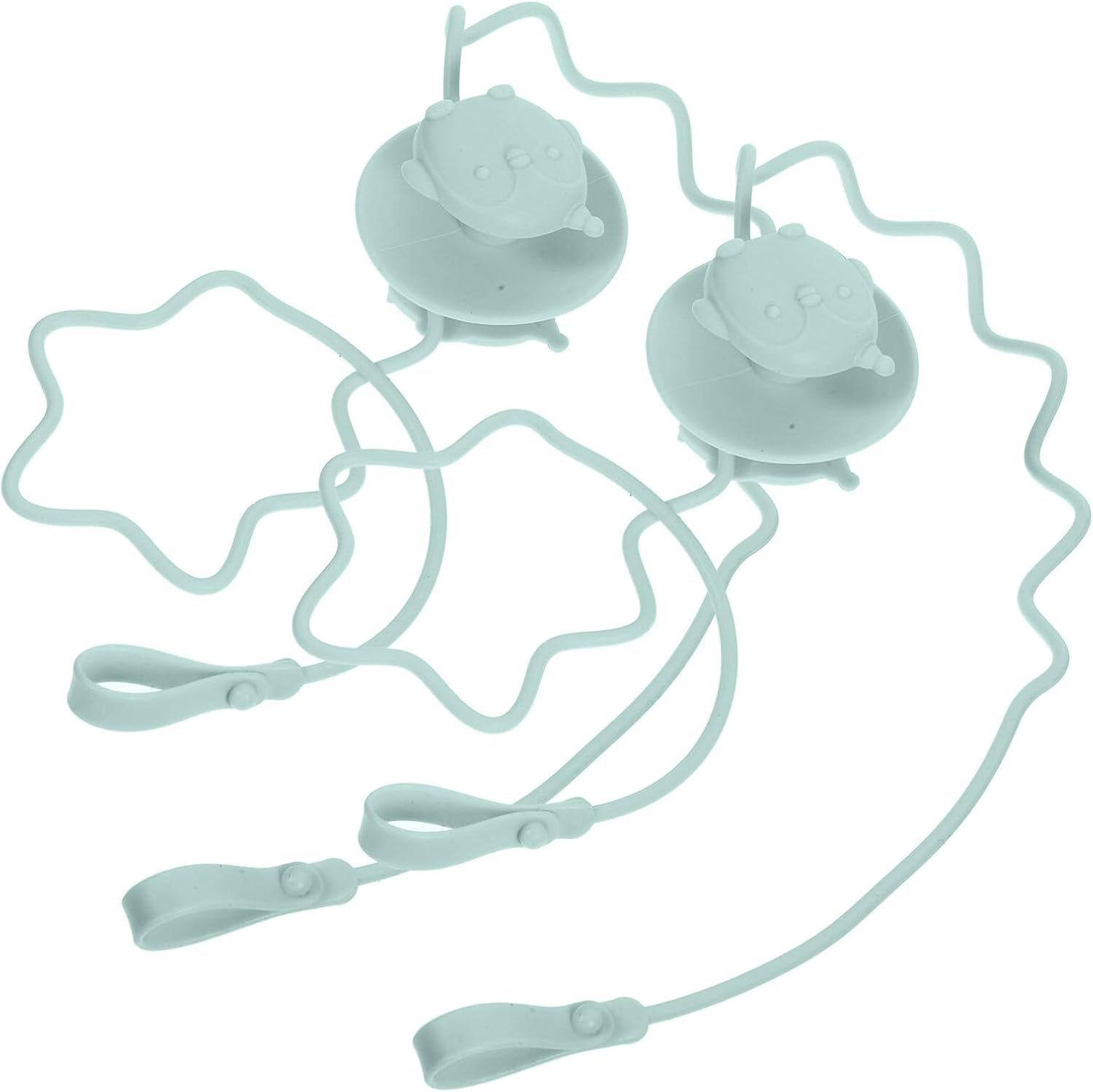 Toyvian Reusable Baby Utensils Holder Fork Spoon Holder Strap Suction Cup for Highchair image number 3