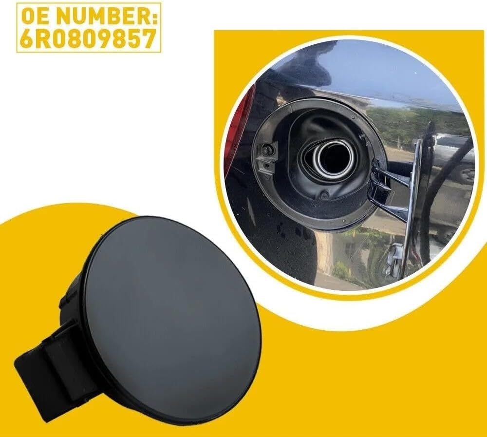 Car Fuel Cap for VW for Polo 2011 2012 2013 2014 2015 2016 2017 2018 2019 6R0809857 Fuel Gas Tank Door Lid Cover Flap Car Accessories