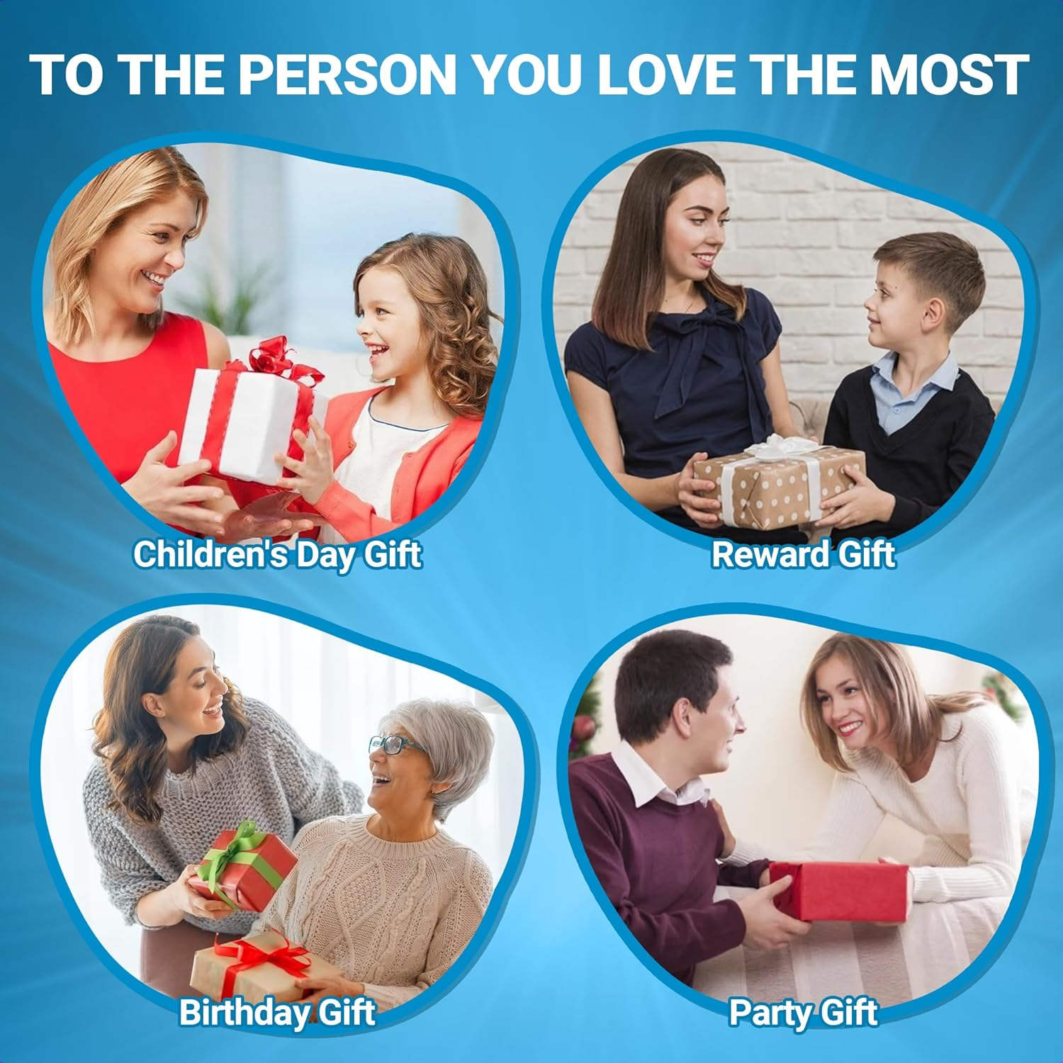 Upgraded Fast Press Push Pop Game Fidget Toys - Handheld Game Console with 5 Modes, Quick Push Button Stress Toy, Electronic Toys, Ideal Birthday Gifts STEM Toys for Boys Girls