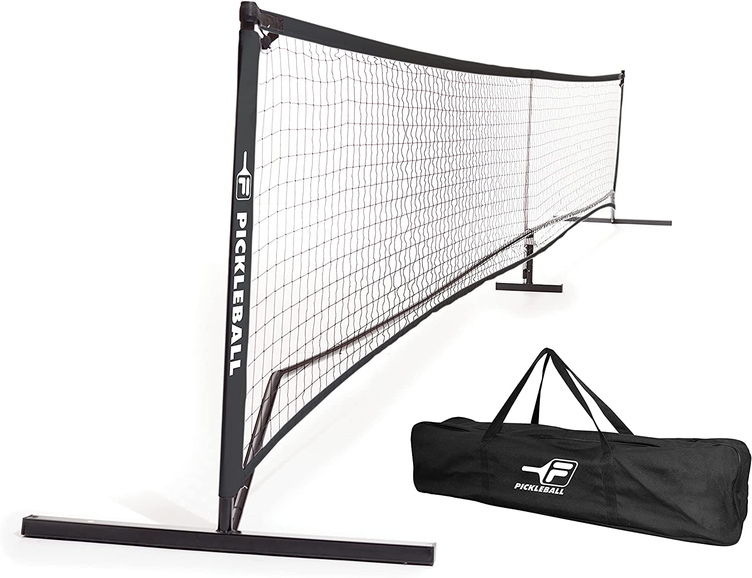 FILA Pickleball Net - 22 Ft X 3 Ft Regulation Size, Black Nylon Mesh, Includes Carry Bag, Quick & Easy Setup image number 5
