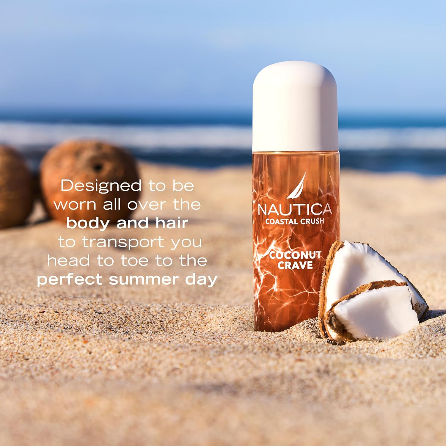 Nautica Coastal Crush Coconut Crave Body Mist, 236Ml image number 4