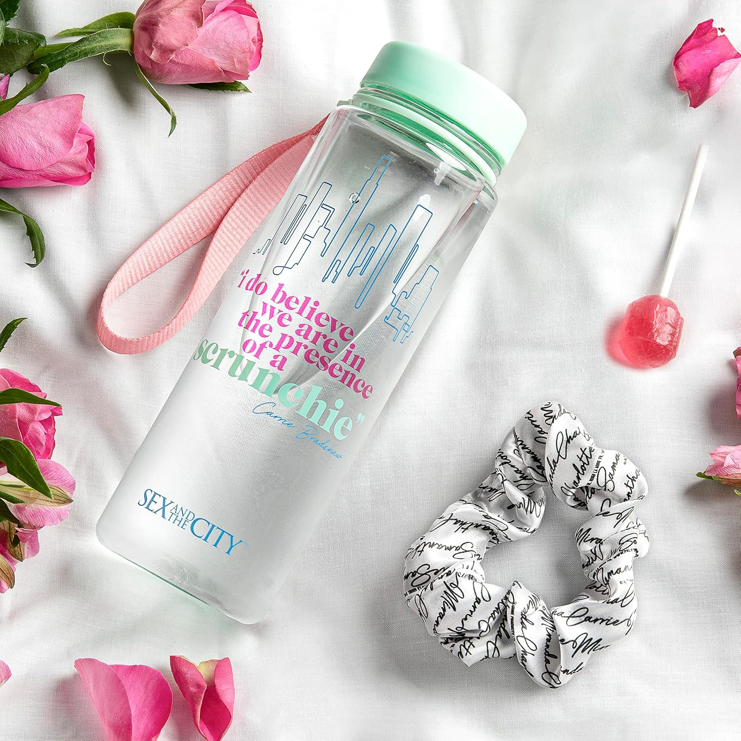 Paladone SATC Scrunchie Water Bottle, Regular, Multicolor