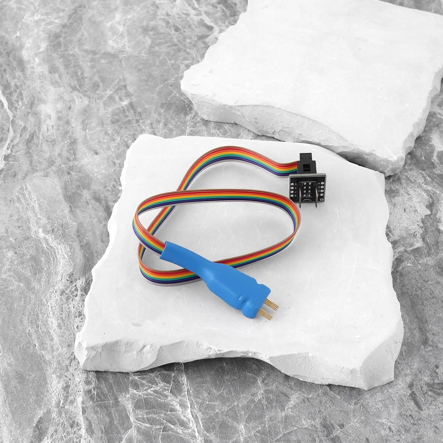 1.27Mm 8-Pin Test Probe Line 5X6Mm for DFN8 QFN8 WSON8 Chip Programming IC Socket Adapter for Burning and Reading Connector image number 2