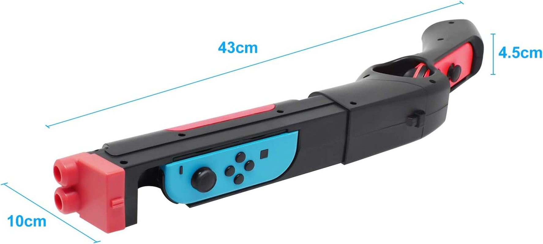 FASTSNAIL Shooting Gun Compatible with Nintendo Switch/Switch OLED,FASTSNAIL Replacement for Joy-Con Gun Controller Game Gun Hand Grips Compatible with Nintendo Switch Joycons/Switch OLED image number 5