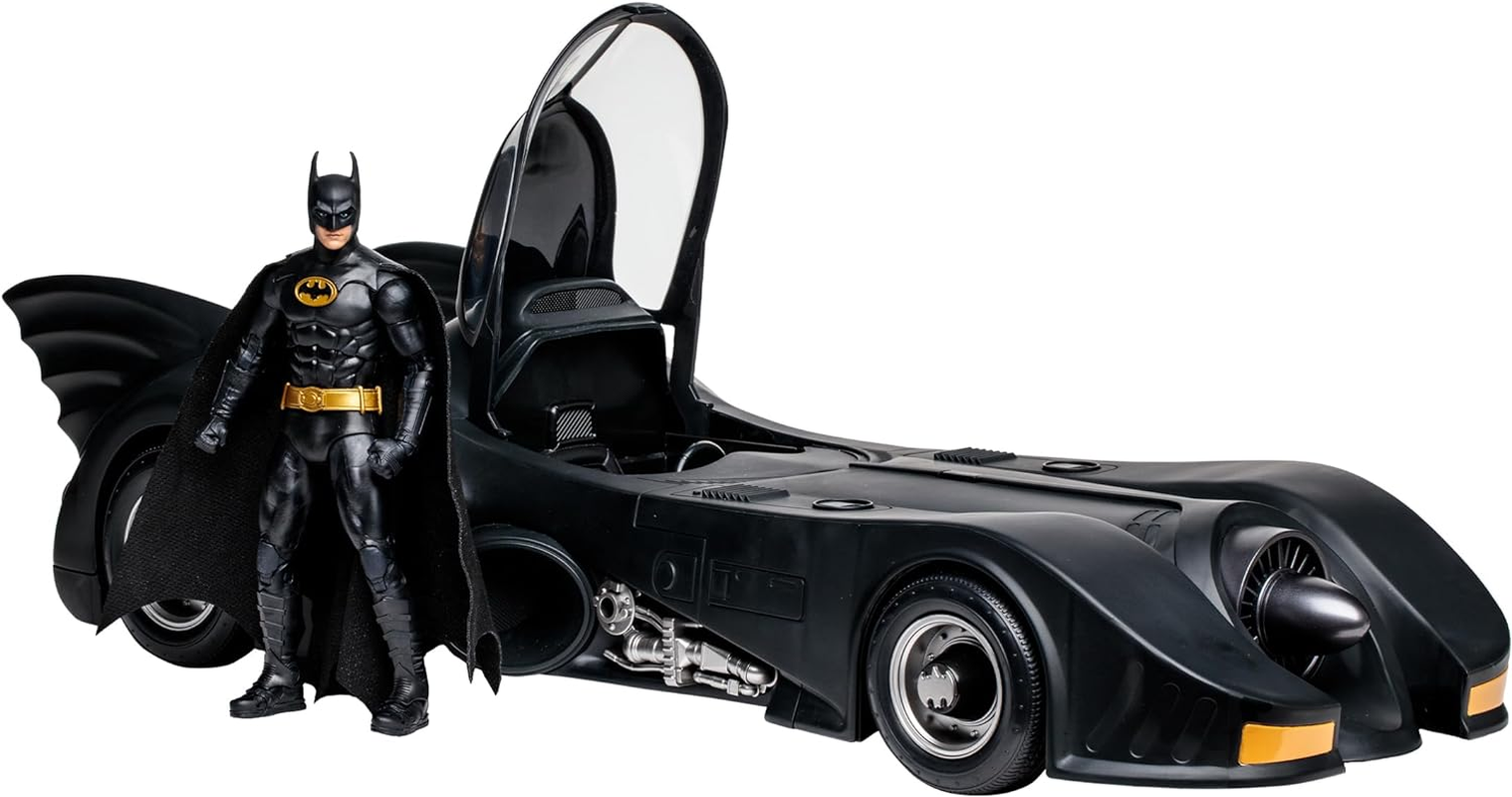 Mcfarlane Toys - DC Multiverse Batman & Batmobile Gold Label 2Pk (1989), Gold Label, Amazon Exclusive