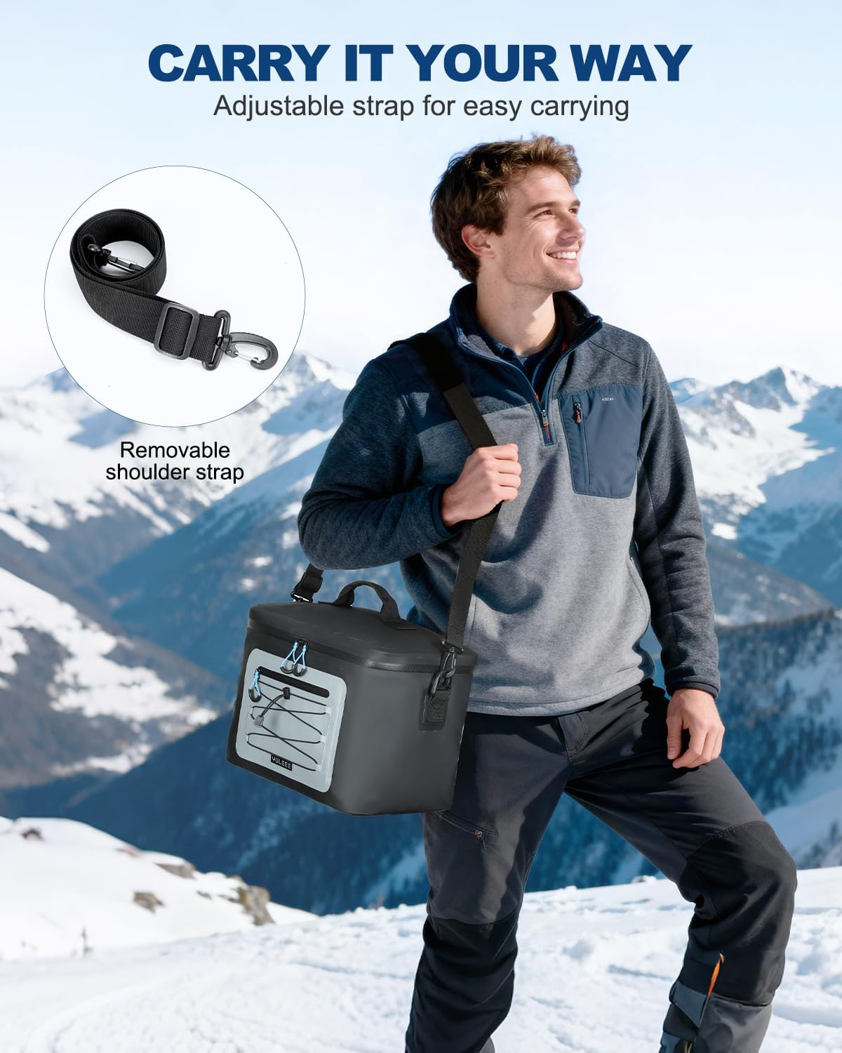 7/15/20L Insulated Cooler Bag - Large Multi-Functional Picnic Lunch Bag for Men & Women,Waterproof Leakproof Perfect for Beach, Family,Travel, Camping, Work,Bbq,And Outdoor Activities