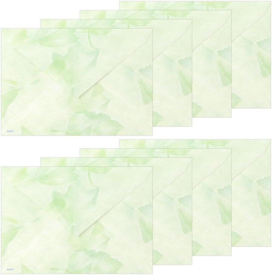 Midori 86100006 Letter Set, Forest Color Nokimochi - Mori Color Wood image number 1