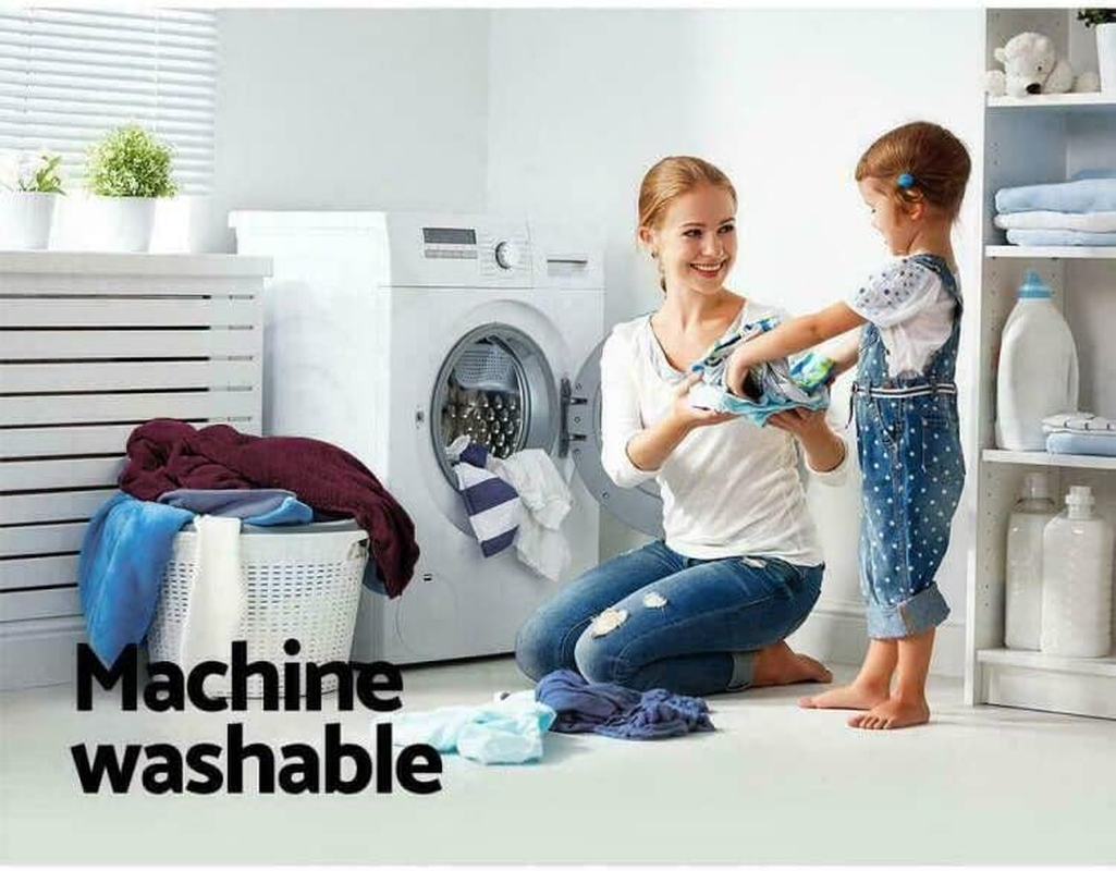 SOQ Electric Heated Throw Rug Snuggle Blanket 9 Smart Heat Settings Timer Control Washable Fleece Winter Snuggle Blanket T,160 X130Cm (Navy Blue) image number 2