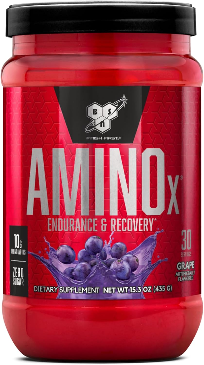 BSN Amino X Endurance & Recovery BCAA Intra Workout, Grape, 435G, 30 Servings image number 3