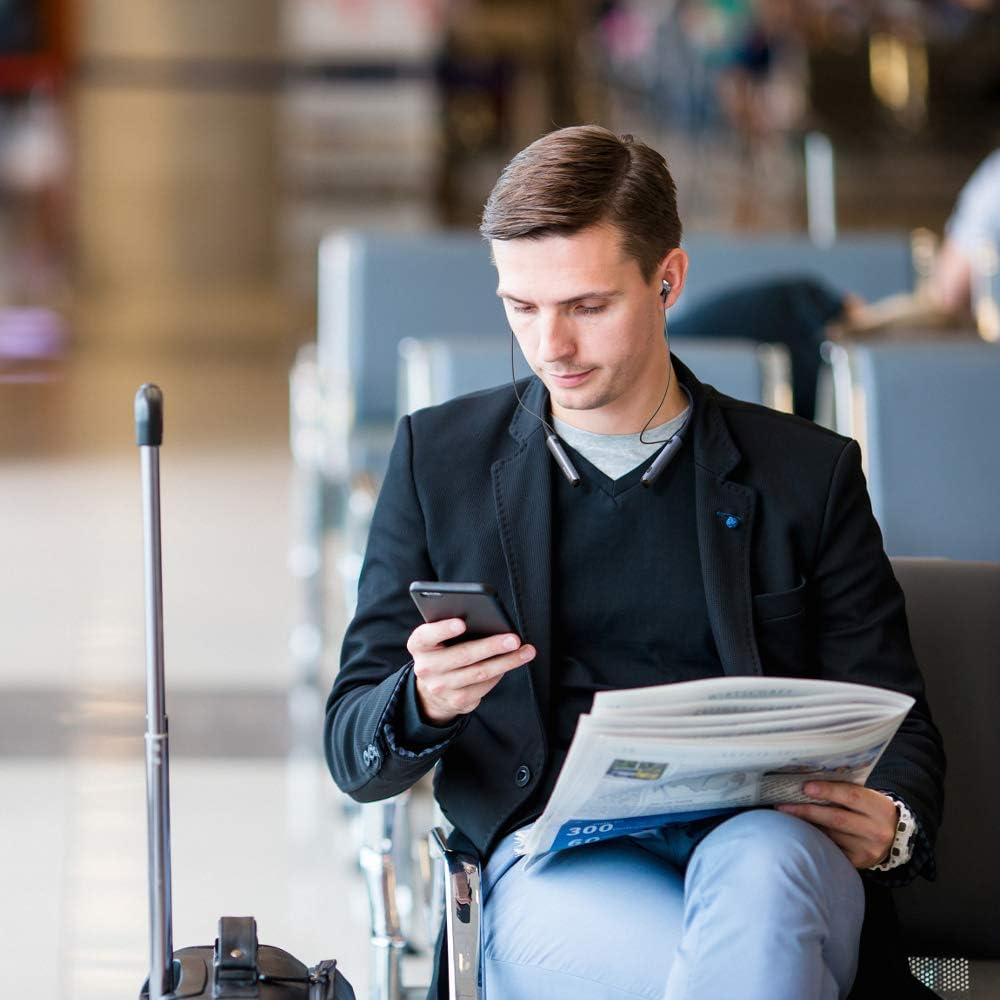 Philips Active Noise Canceling, Wireless, In-Ear, Voice Assistance, up to 14Hours Play Time, 12.2Mm Neodymium Drivers, Neckband (TAPN505BK) image number 4