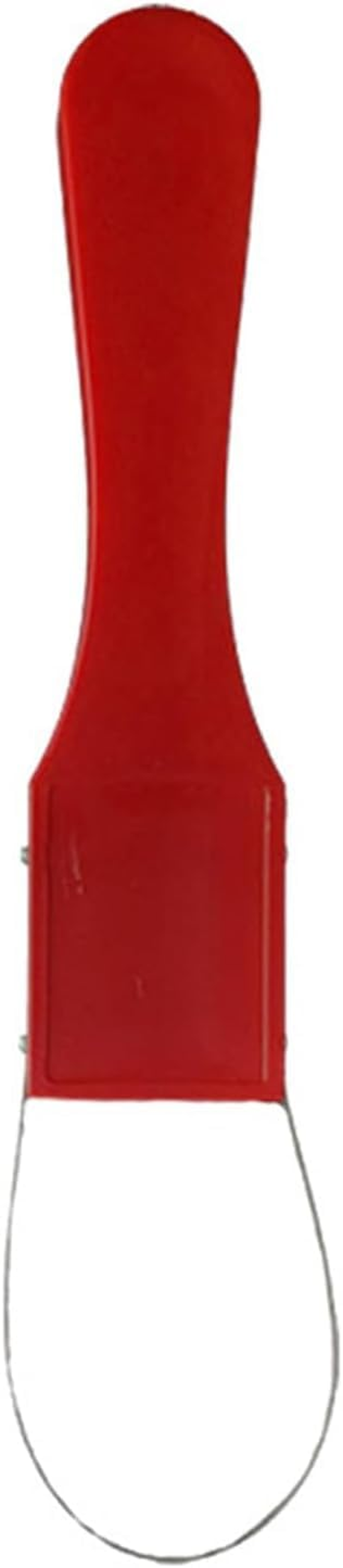 1Pcs Portable Iron Hand Loop Weeder Tool for Weeding & Soil Loosening - Red Gardening Tool with Ergonomic Design, Durable Metal Construction for Outdoor Yard Lawn Farm image number 3