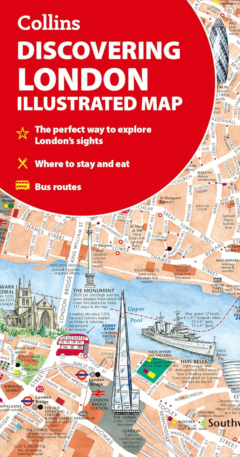 Discovering London Illustrated Map image number 1